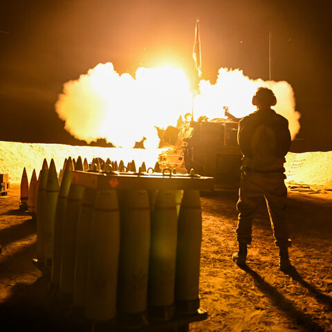 An Israel Defense Forces (IDF) artillery unit, using a self-propelled artillery howitzer, fires towards Gaza near the border on December 11, 2023 in Southern Israel. It has been more than two months since the Oct. 7 attacks by Hamas that left more than 1,200 killed and 240 kidnapped, of which 138 are still being held hostage, which has prompted Israel's retaliatory air and ground campaign in the Gaza Strip. (Photo by Alexi J. Rosenfeld/Getty Images)