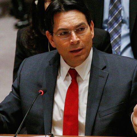 Israel's Ambassador to the United Nations Danny Danon addresses the U.N. Security Council meeting on the situation in the Middle East, including Palestine, at the United Nations Headquarters in New York, U.S., December 8, 2017. REUTERS/Brendan McDermid - RC1AE23439C0