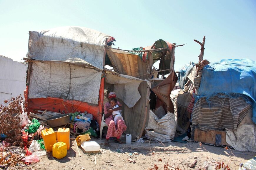 Ethiopian refugees are living in squalid conditions in Yemen's second city of Aden