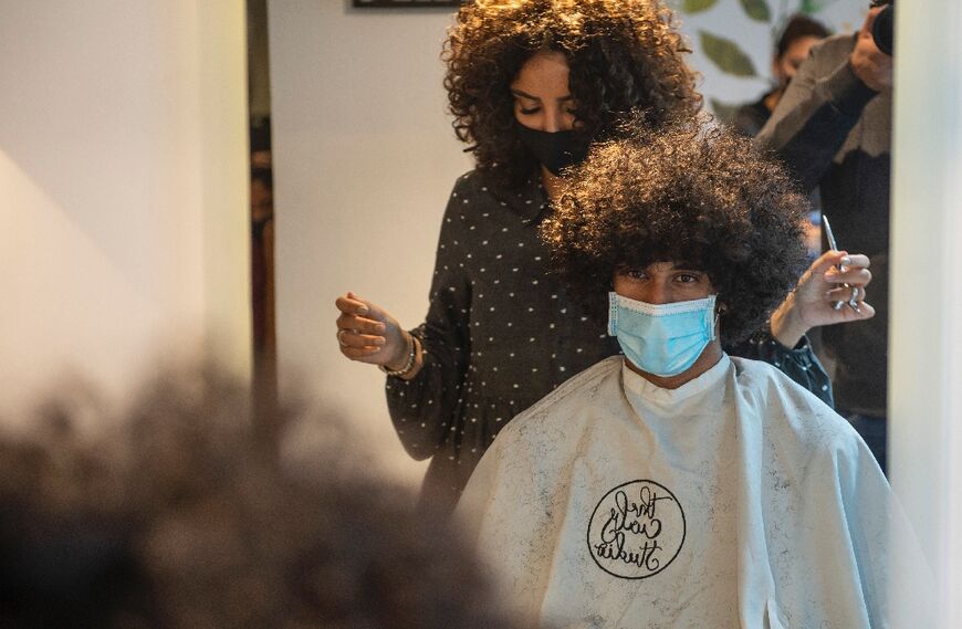 Curly heads now feature in TV shows, movies and the billboards that line Cairo's highways