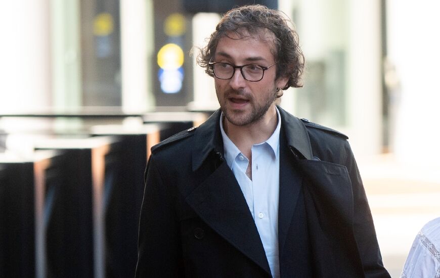 French photographer Edouard Elias arriving for the trial of alleged former Islamic State "Beatle" El Shafee Elsheikh