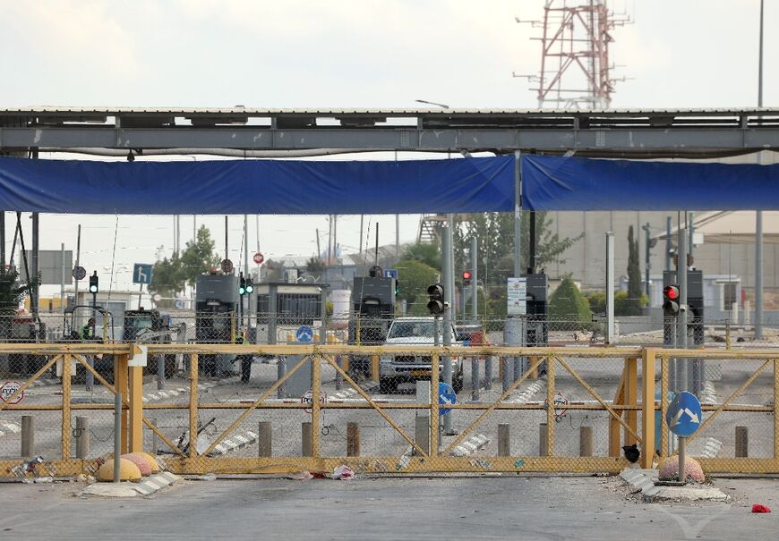 The Jalameh checkpoint is a major throughfare for goods coming into the West Bank from Israel