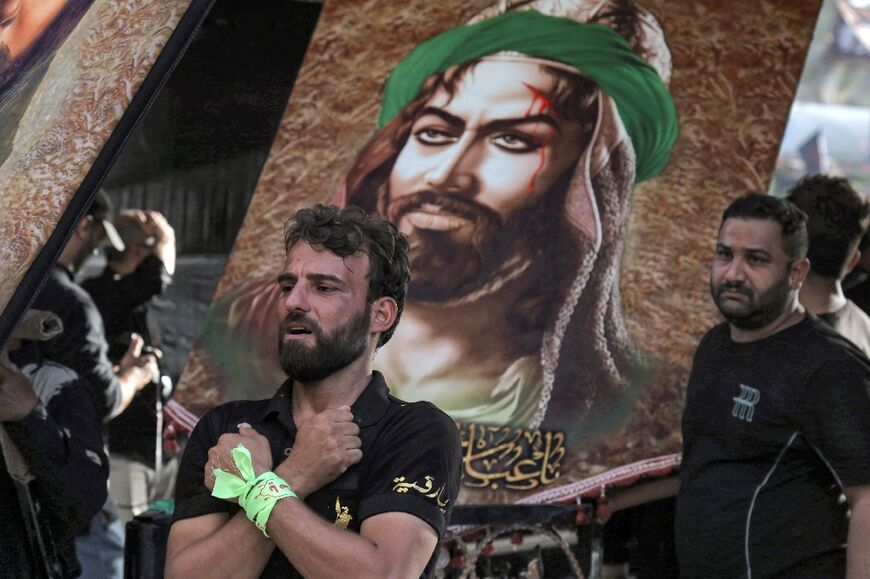 Shiite Muslim devotees gather in Iraq's central holy shrine city of Karbala: Arbaeen is politically significant in Iraq, which has been mired in crisis since elections last October