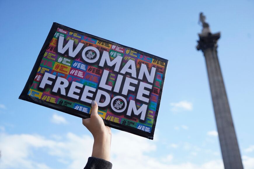 'Women, life, freedom' is one of the main slogans of the protest movement