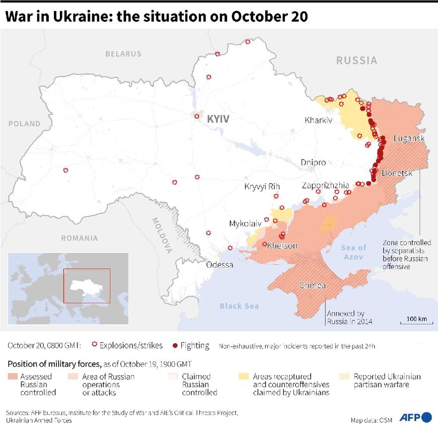 War in Ukraine: the situation on October 20