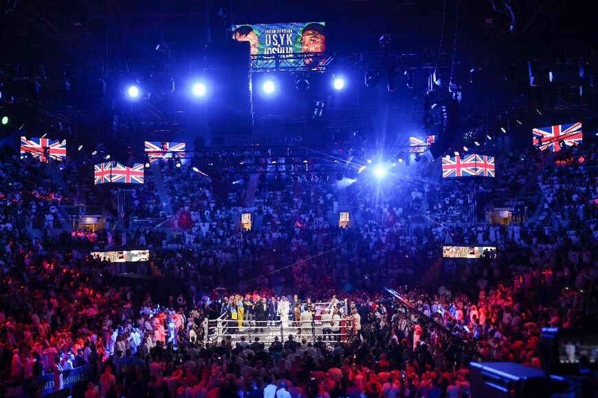 The King Abdullah Sports City Arena in the Saudi Red Sea city of Jeddah hosted the heavyweight boxing rematch between Ukraine's Oleksandr Usyk and Britain's Anthony Joshua