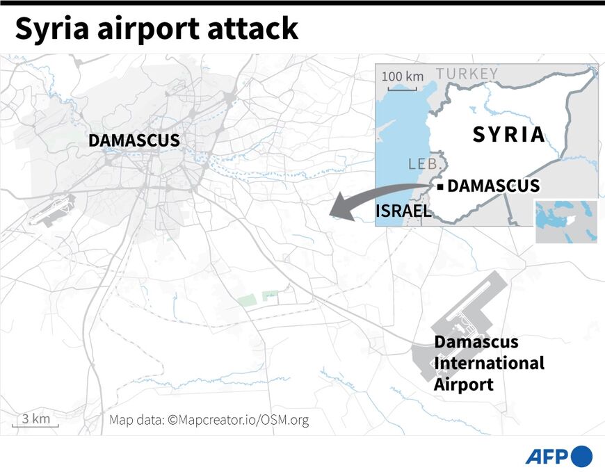 Syria airport attack