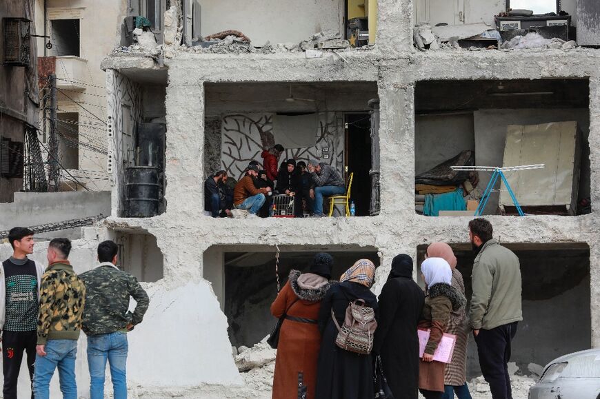 Syrian Quake Survivors Shelter In Crumbling Aleppo Homes - Al-Monitor ...