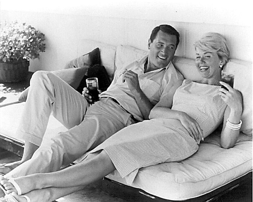 US actor Rock Hudson (L), pictured with Doris Day, became the first high profile AIDS victim on October 2 1985, at the age of 59
