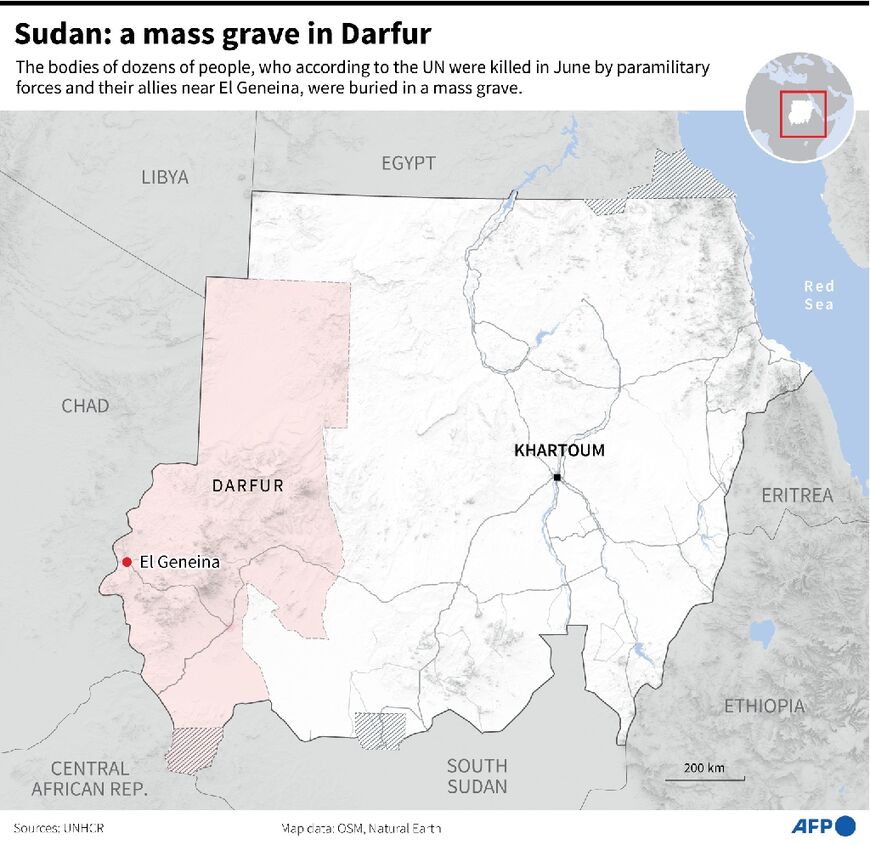 Sudan: a mass grave in Darfur