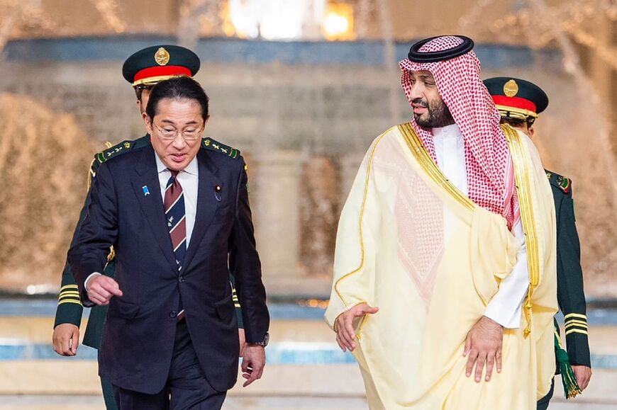Kishida arrived in UAE after meeting Saudi Arabia's de facto ruler Crown Prince Mohammed bin Salman in Jeddah