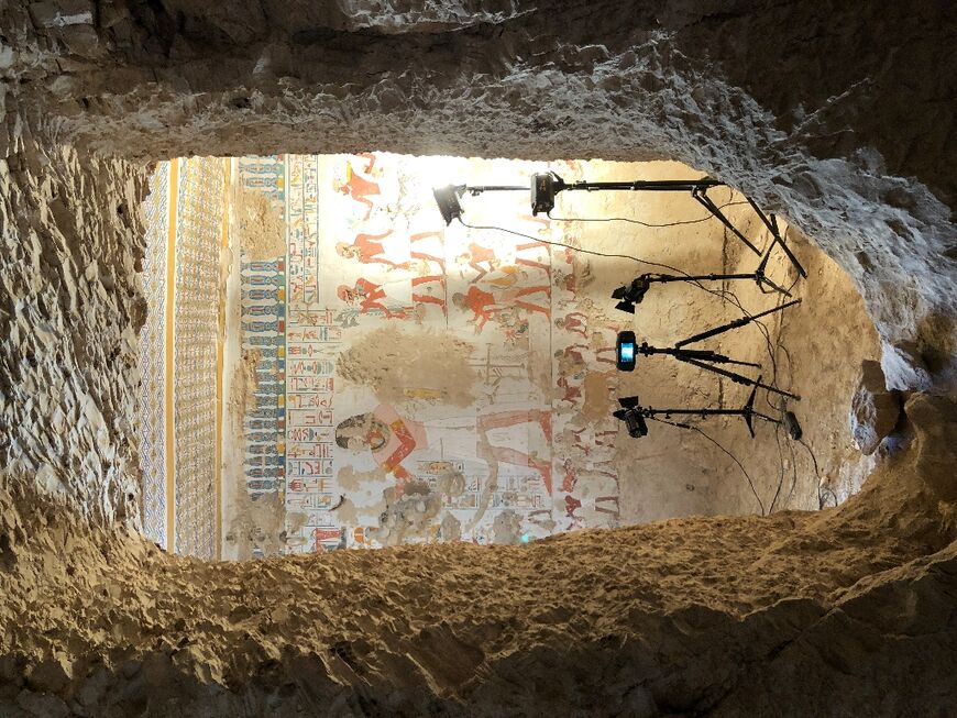 Scientists reexamined paintings in the Valley of the Kings using new portable imaging and chemical analysis techniques