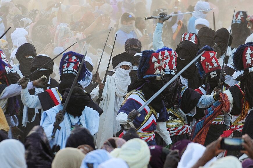 The festival marks the time, three millennia ago, when two tuareg tribes, the El Mihane and Zelouaz, put an end to a war between them