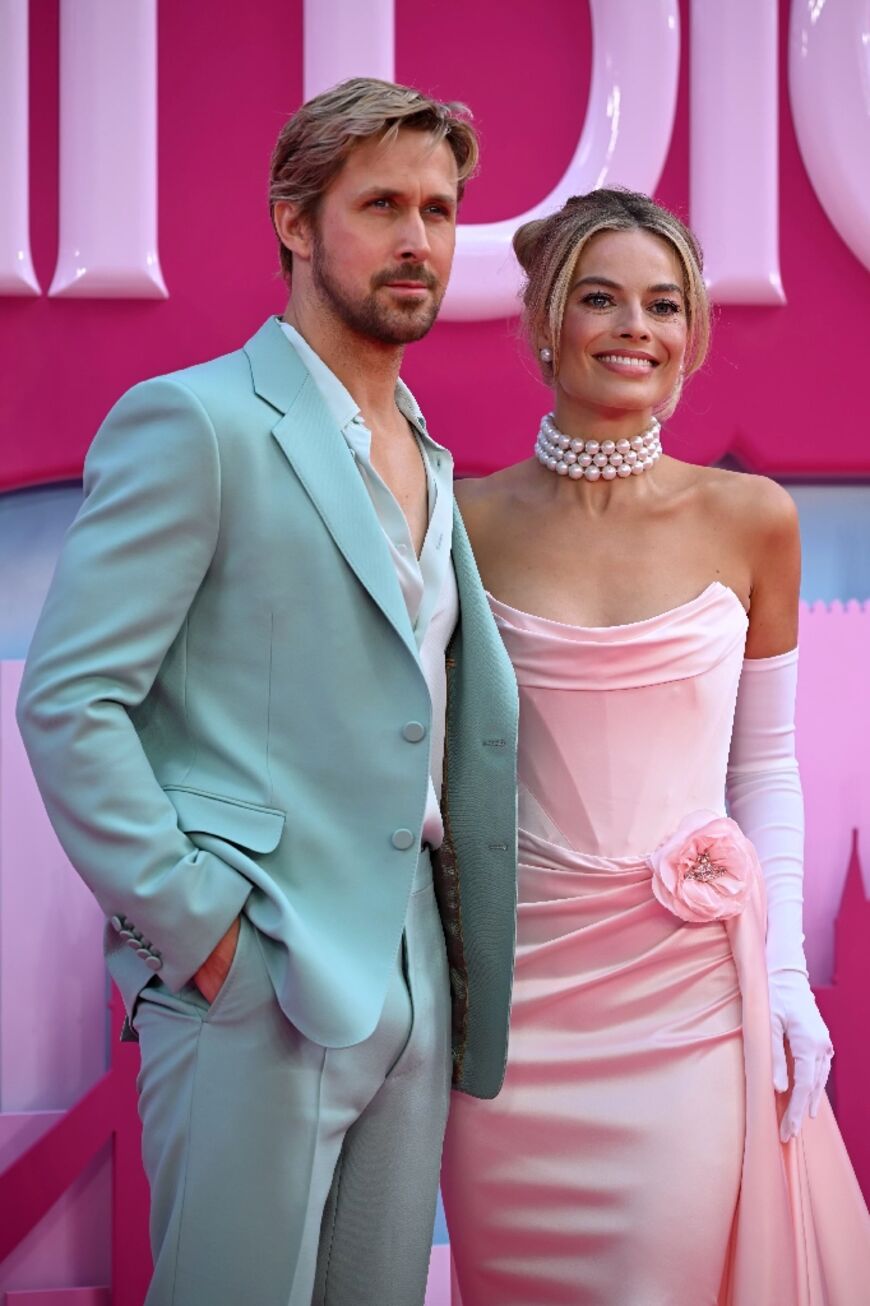 Ryan Gosling and Margot Robbie play Ken and Barbie in the movie
