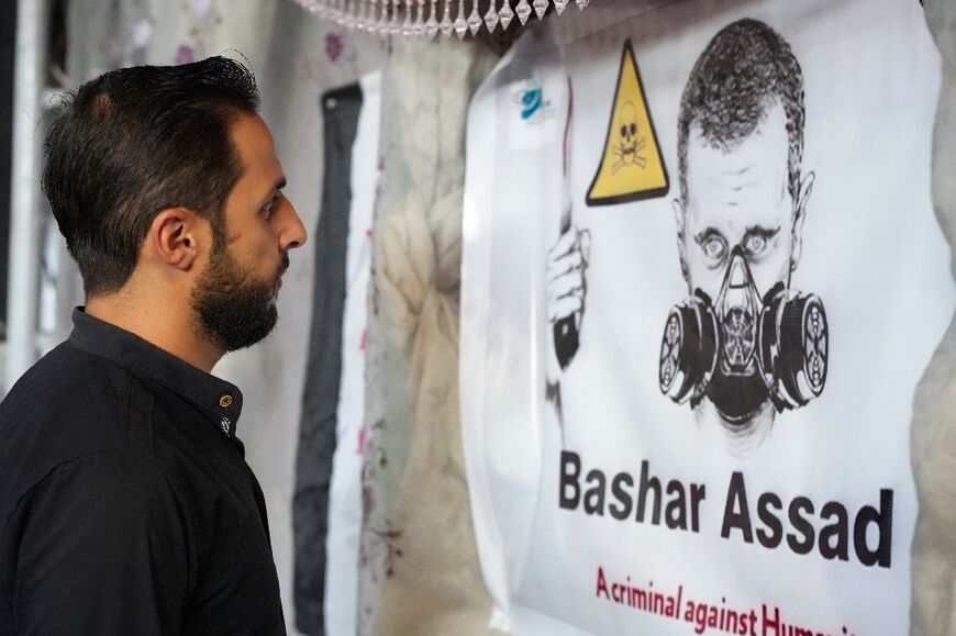 Residents of the Syrian town of Afrin, held by pro-Turkey rebels, organised an event commemorating the tenth anniversary of the chemical attack