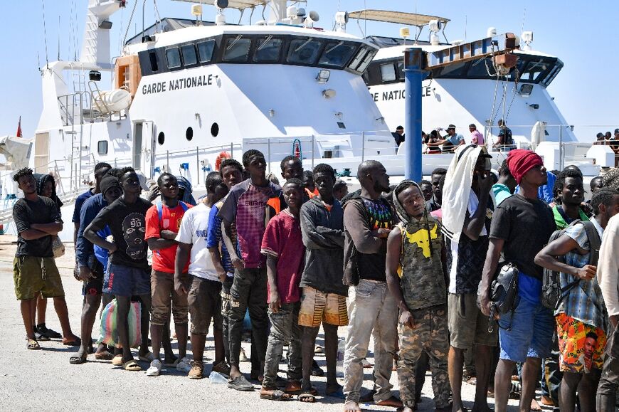 The coastguard in Sfax says its units have intercepted about 3,000 migrants in just 10 days, 90 percent of whom are sub-Saharan Africans