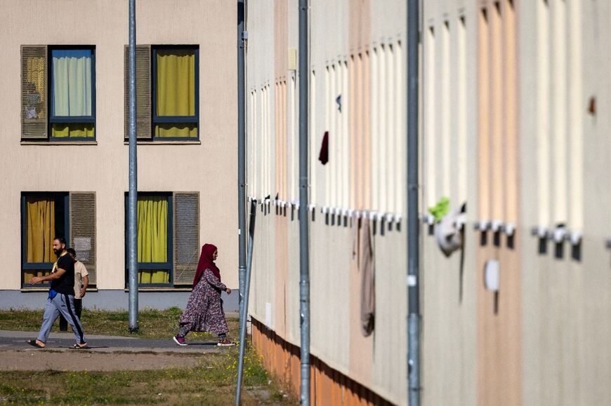 Migrants normally spend three or four months at the centre before moving on 
