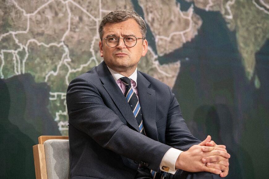 Ukraine's Foreign Minister Dmytro Kuleba in Kyiv on Saturday