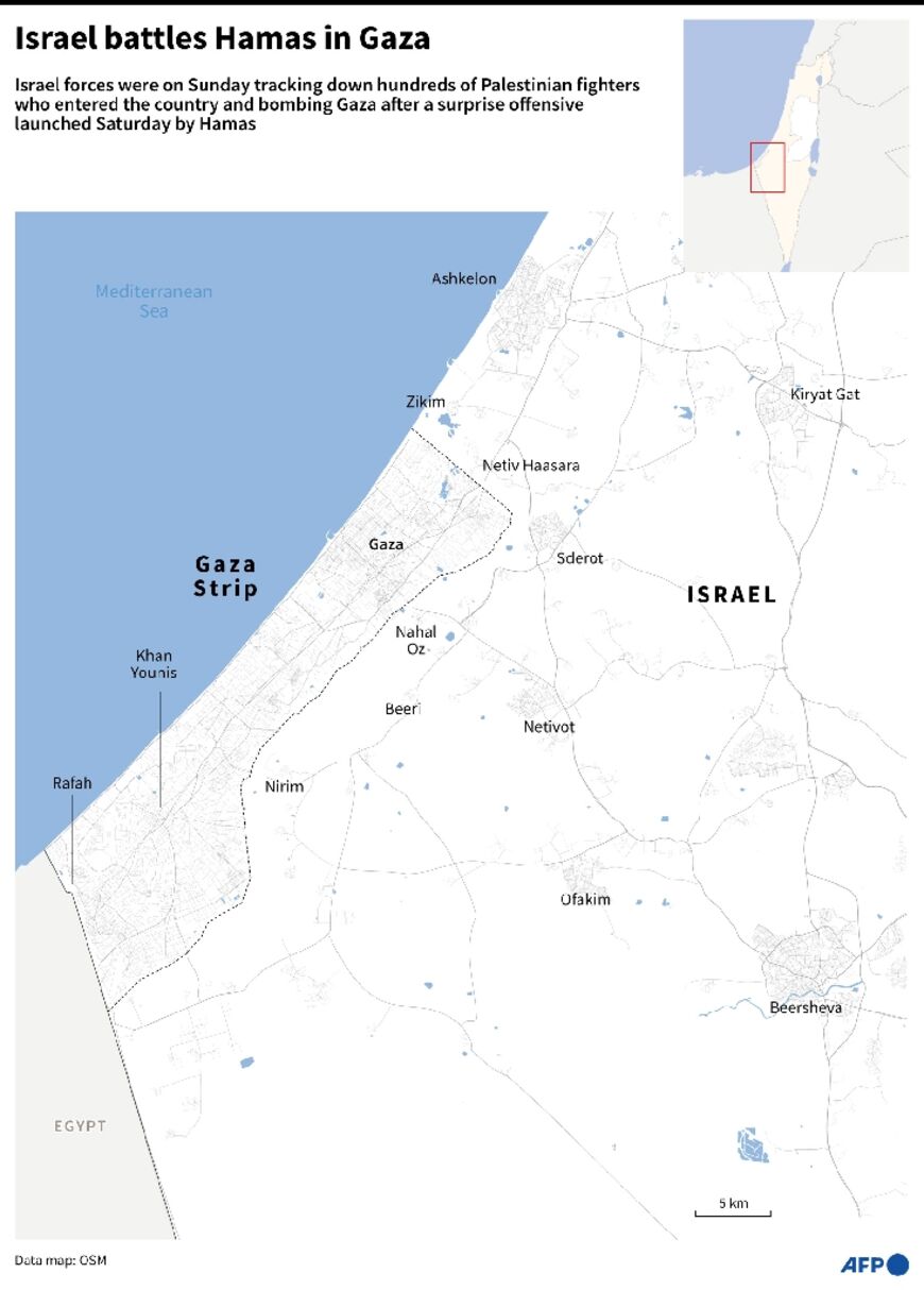 Israel battles Hamas in Gaza Strip