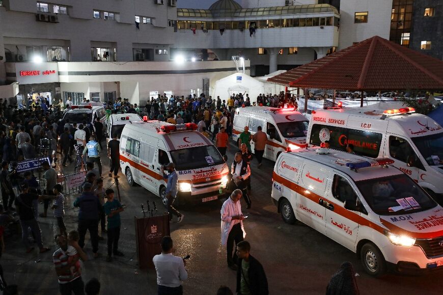 The World Health Organization says hospitals in the Gaza Strip are becoming overhwhelmed