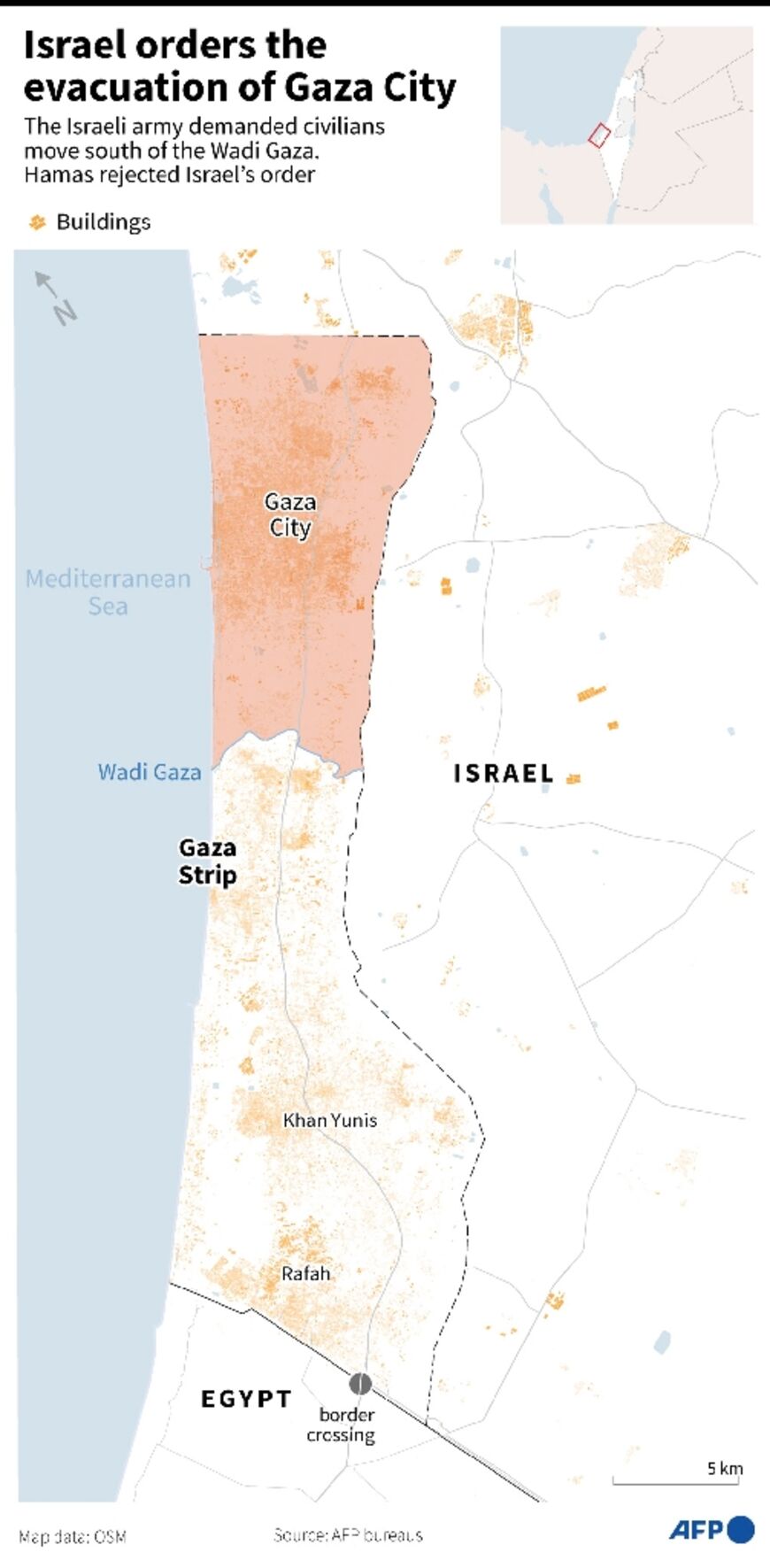 Israel's military publishes map of Gaza evacuation zones for Palestinians  as airstrikes resume in war with Hamas - CBS News