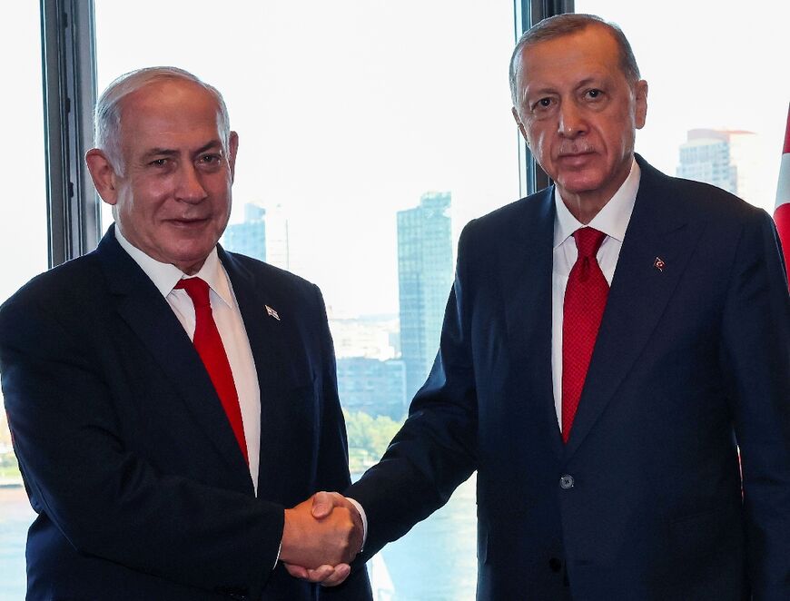 Erdogan met Netanyahu during a United Nations summit in New York last month