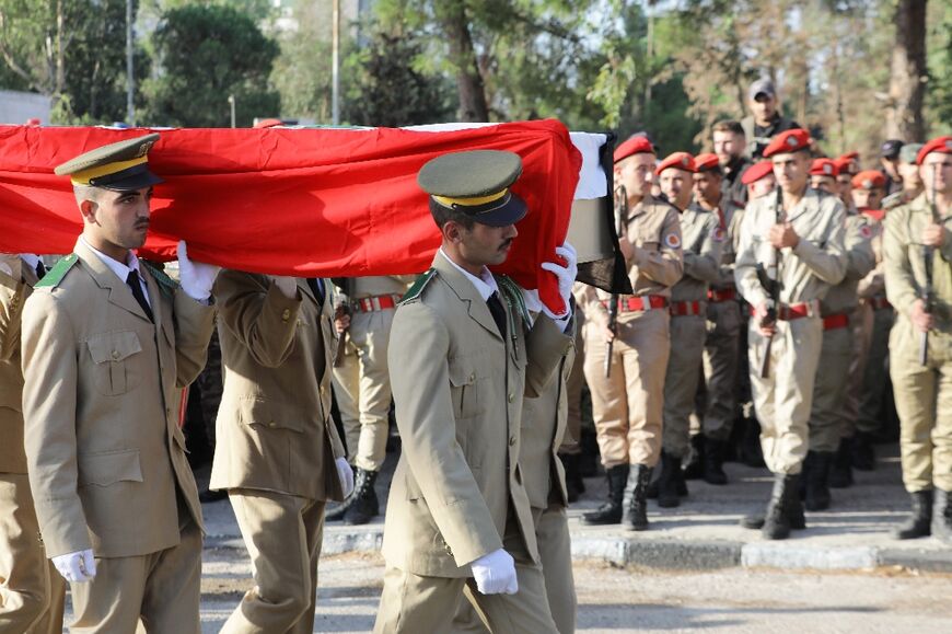 Syria Buries Dead After Military Academy Drone Attack - Al-Monitor: The ...