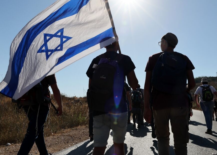 Israeli settlers try to establish a wildcat outpost in the occupied West Bank, in this file photo from July 20, 2022