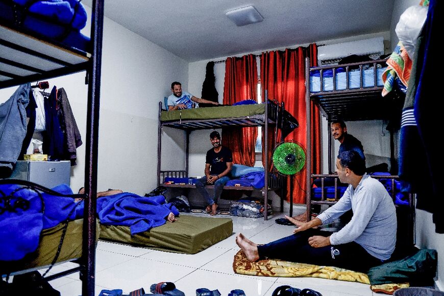 In Jericho, around 350 workers have been housed at Al-Istiqlal university