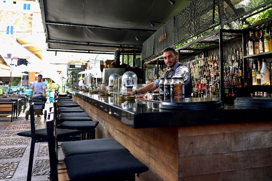 A bartender lamented that business has dropped from 40-50 tables a day to 'seven at most'