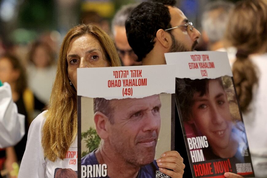 The families of Israeli hostages spoke of their agony at a rally in Tel Aviv