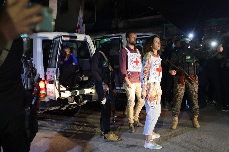 Instead of being hailed for its role in bringing out many of the freed hostages, the ICRC has been slammed on social media as a 'glorified taxi service'