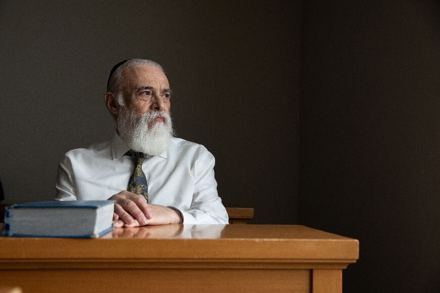 Rabbi Moishe New of one of Hampstead's three largest synagogues, poses for a photo in the Montreal Torah Center in Hampstead, Quebec, Canada