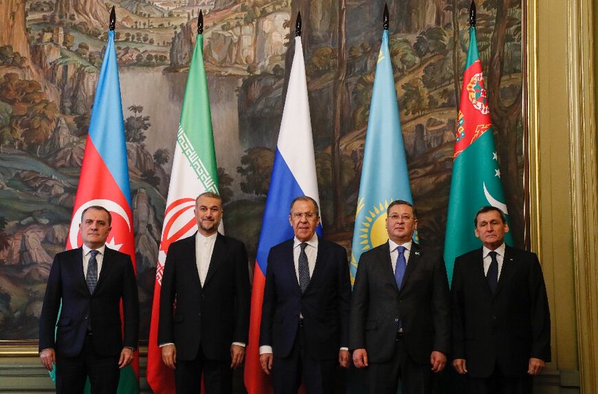 Lavrov on Tuesday chaired the foreign ministers meeting of the Caspian Sea littoral states