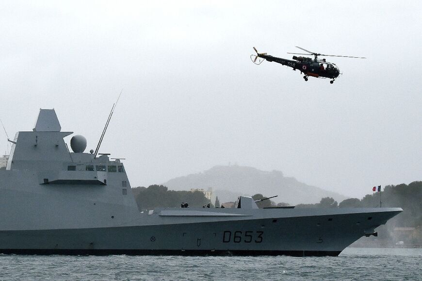 France says the frigate Languedoc fired at the drones in 'self-defence'