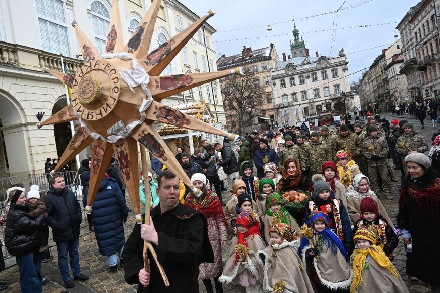 'We all celebrate Christmas together,' said Ukrainian President Volodymyr Zelensky Sunday