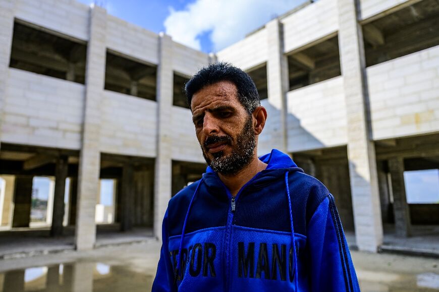Palestinian construction worker Ibrahim al-Qiq lost his permit to work in Israel when war broke out