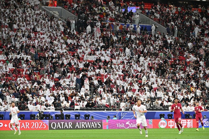 About 55,000 saw hosts Qatar seal their place in the last 16