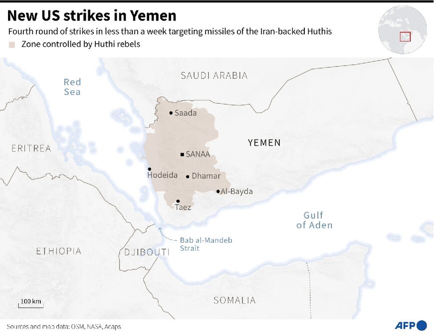 New US strikes in Yemen
