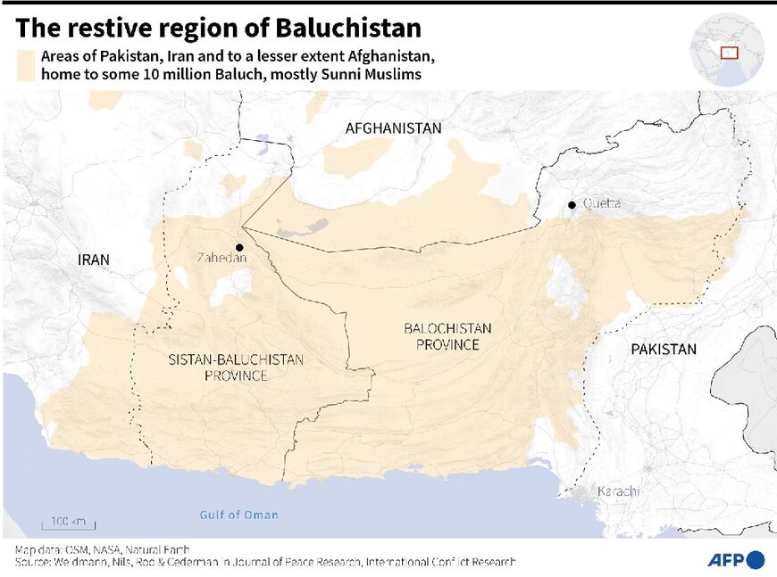 The restive region of Baluchistan