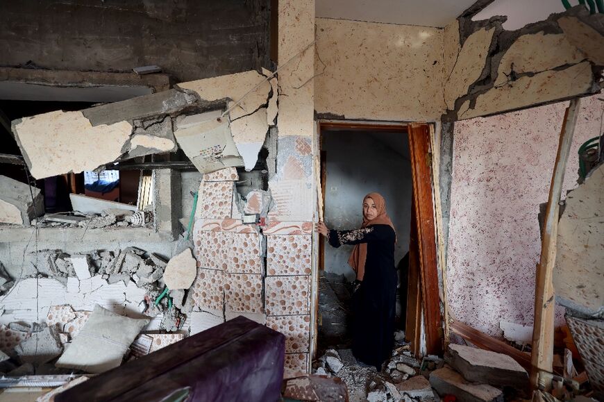 Rafah in the far south of Gaza was one of multiple areas hit by Israeli bombbardment