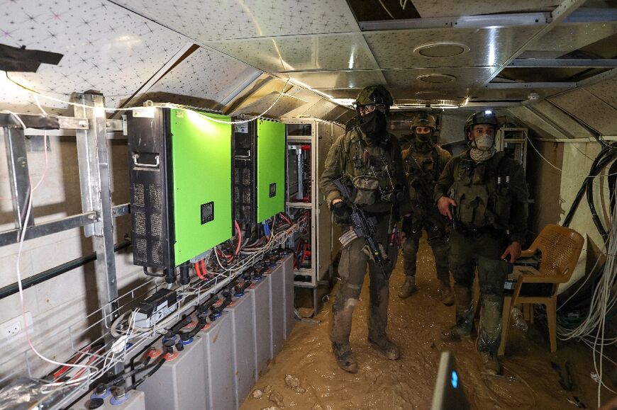 Israel claims electrical equipment in the tunnel was powered by cables running to the UN agency compound