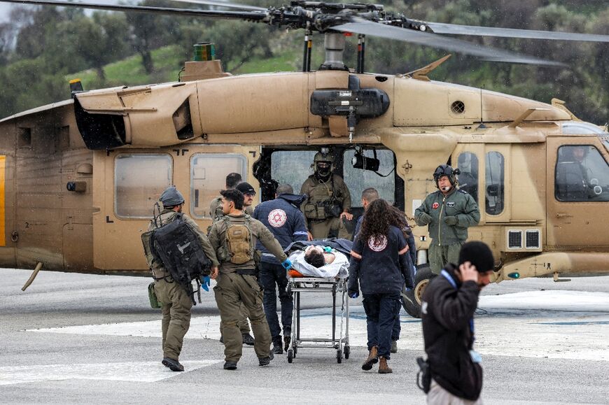 The strikes from Lebanon wounded multiple people in northern Israel, according to medics 