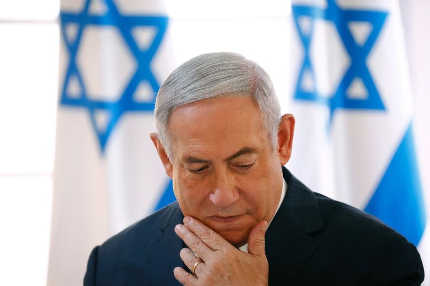 A file picture of Israeli Prime Minister Benjamin Netanyahu 