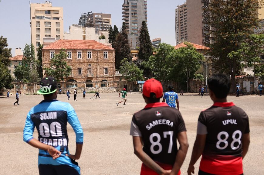 The tournament took place in car park in Beirut dubbed 'Lords of Lebanon' after the famous London cricket ground