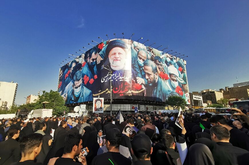 Mourners attend Raisi's funeral in Tehran