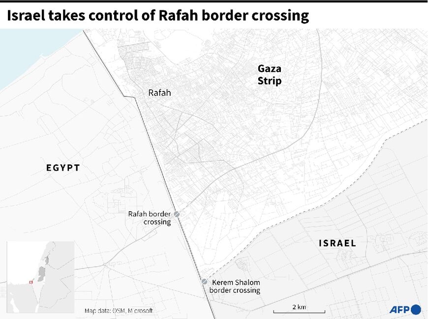 Israel takes control of Rafah border crossing 