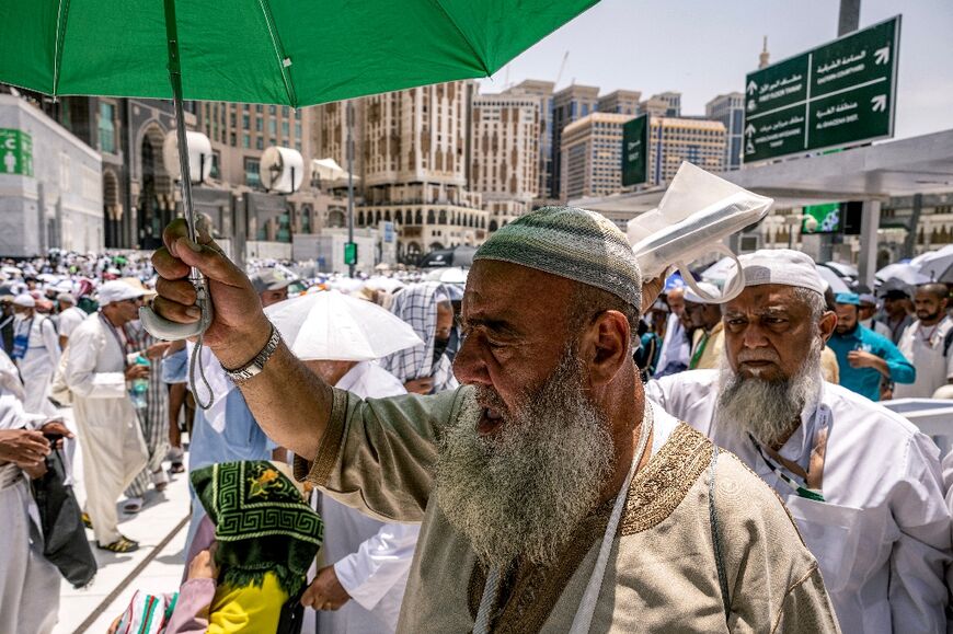 The rites in Mecca and its surroundings fall again this year during the hot Saudi summer