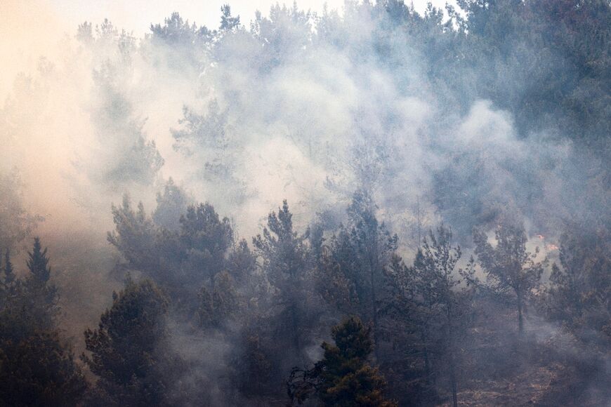 Wildfires in northern Israel as cross-border clashes with Lebanon's Hezbollah intensify