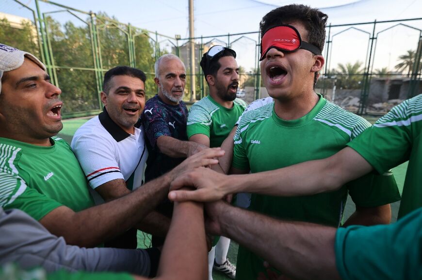 The sport is still in its infancy in Iraq but the Iraqi Blind Football Federation hopes to expand it nationwide through additional teams